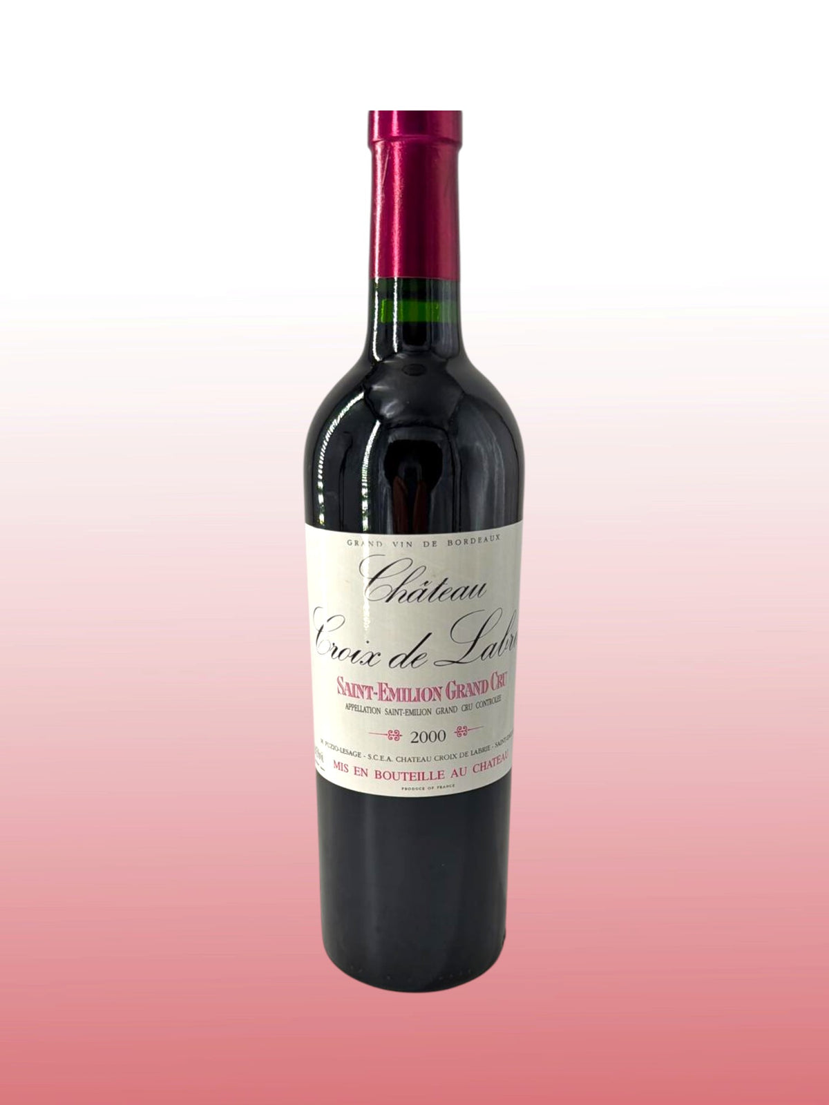 2000 Château Croix de Labrie – Saint-Émilion Grand Cru